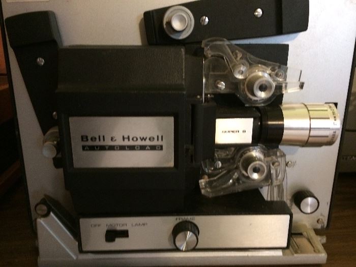 Bell and Howell movie projector