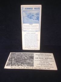 Air mail service postcards 1930