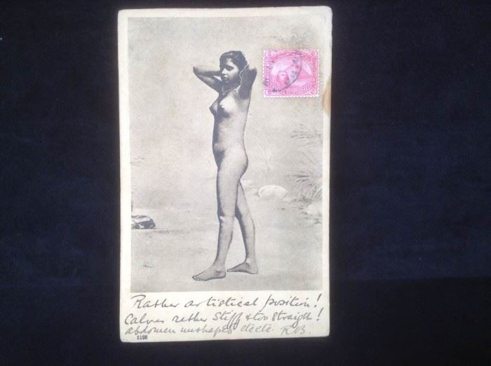 Postcard, Egyptian Nude