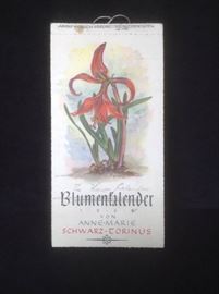 1961 German postcard calend