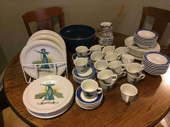 Syracuse China - Sarah Siddons (English Actress) - large 24 place settings - will sell entire set or will sell as 2 sets of 12).