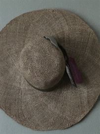 NWT beautiful large straw hat - additional hats