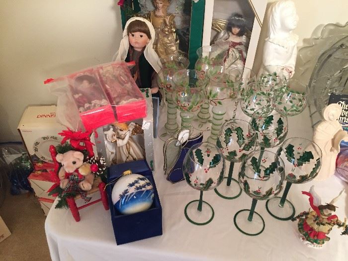 Nice Christmas Decor - Blue Angel Collector Xmas ball