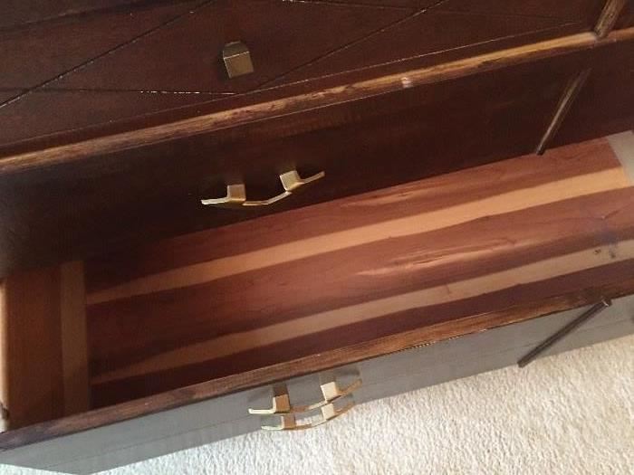 Cedar Lined drawers