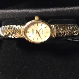 14k Gold (band & case) lady's watch 