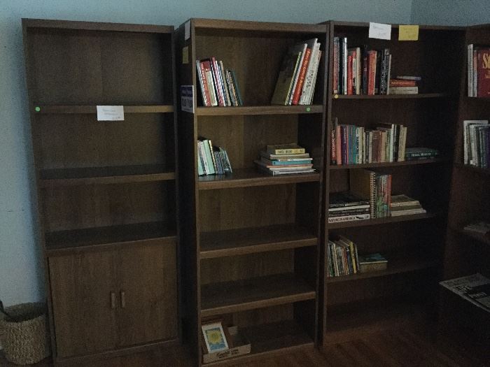 more books and bookcases