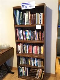 more books and bookcase