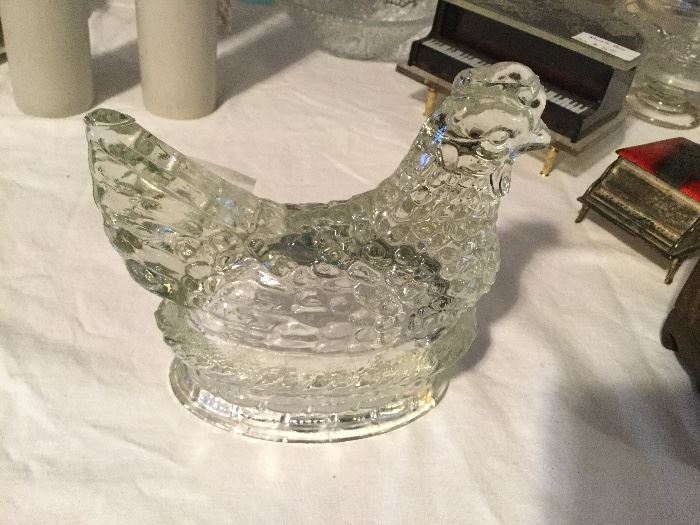 glass chicken