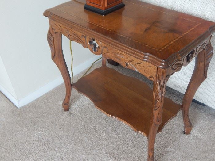 One of many accent tables found in this lovely home.