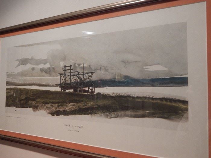Andrew Wyeth print.