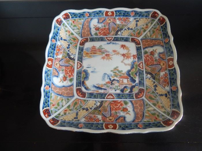 Asian decorator platter.