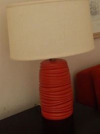 Mod lamp in orange.