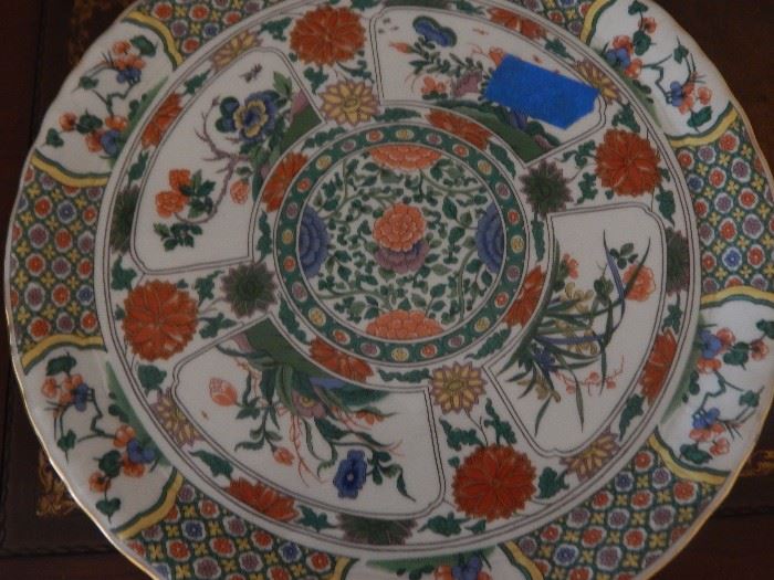 Asian design Limoges platter.