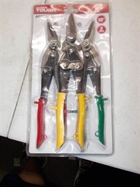 3 Pair Of Aviation Snips