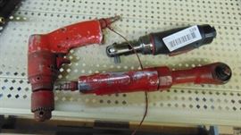 2 - 3/8 air ratchets - 1 air drill
