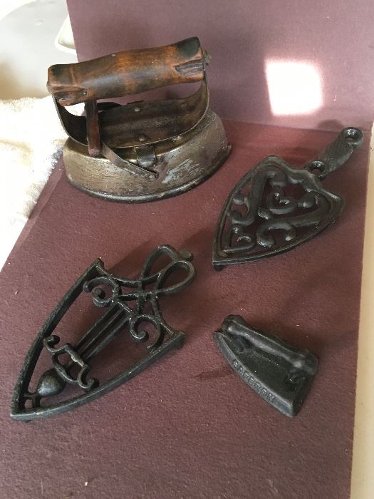 Antique Iron, Childrens Iron, Trivets
