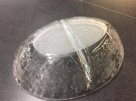 Princess House Fantasia divided bowl