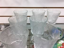 Tiara Poderosa Pine glasses