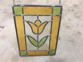 Stained glass hanger