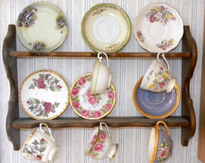 More Assorted Teacups & Saucers