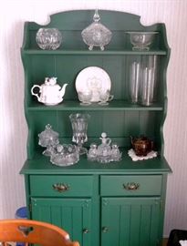 Green Painted Cabinet
