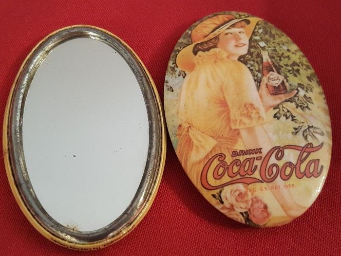 early 1900's Coca~Cola pocket mirrors