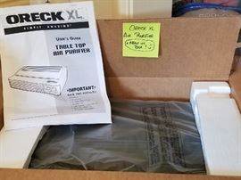 ORECK XL Air Purifier - NEW in box with all of the instructions