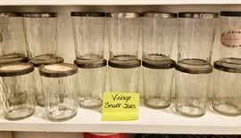 Vintage Snuff Jars