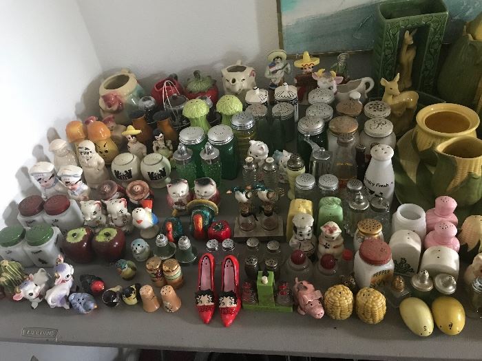 Huge salt & pepper shaker collection