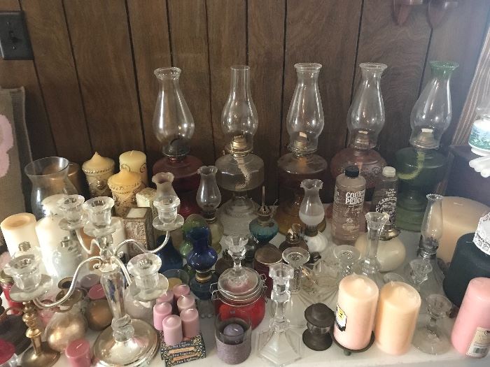 Oil Lamps and Candles