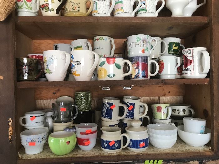 Lots of mugs