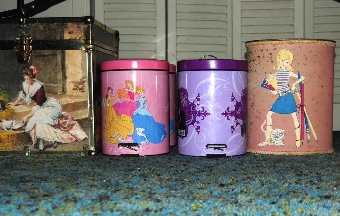 Disney, Hanna Montana trash cans