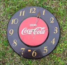 1950s Coca-Cola electric wall clock