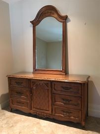 Vintage French Provincial Queen Bedroom Set