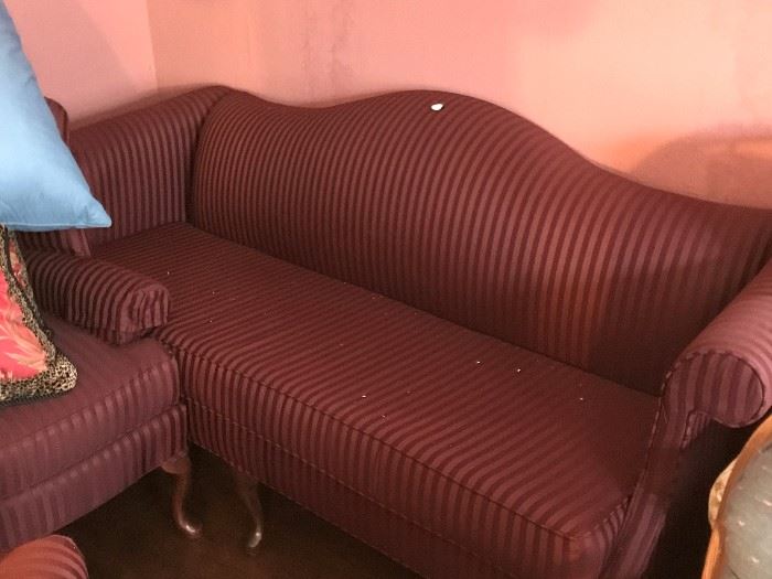Sofa with 2 matching arm chairs