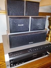 Pioneeer dvd/cd entertainment system w/speakers/subwoofer