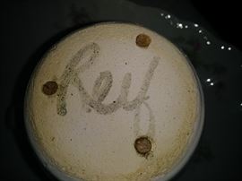 signed pottery pieces