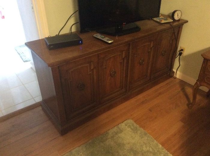 Flat screen and cabinet 
