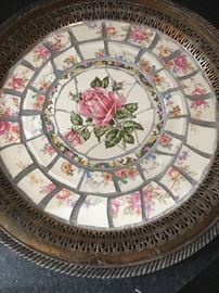 Decorative mosaic plate.