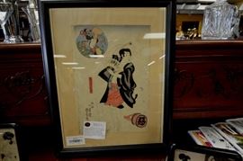 Woodblock Print by Ichijusai Yoshikazu