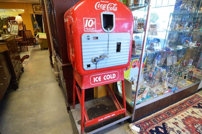 1950s Coca Cola Machine Nickel and Dime