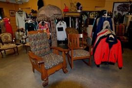 Mission Chair with Clawed Feet