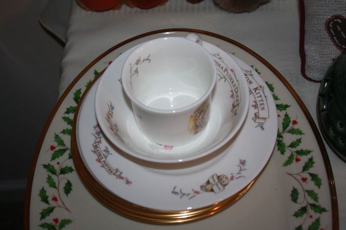 Beatrix Potter child's china
