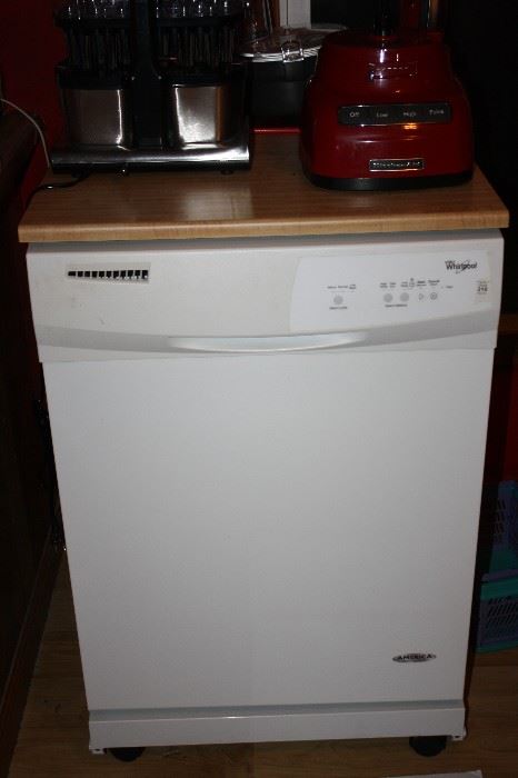 1 yr old Whirlpool Portable Dishwasher