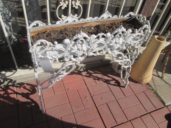 Wrought Iron Plant Stand; also matching chairs and small table
