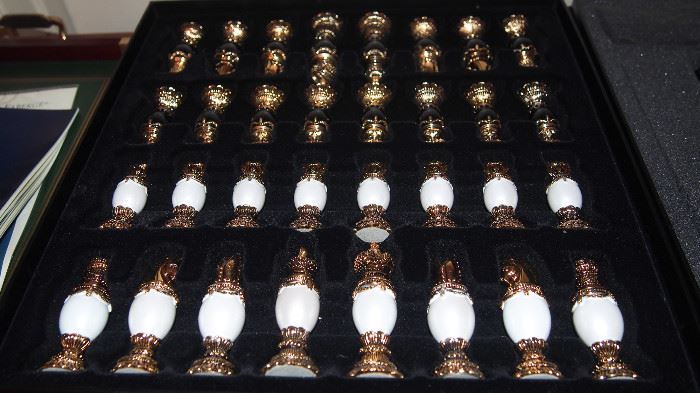 House of Faberge Chess Set