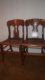 Set of 4 Refinished Antique Chairs GORGEOUS!