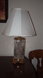 Waterford Lamp like new!