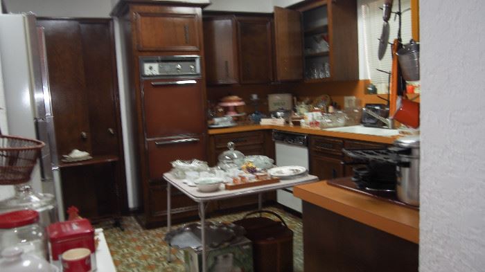 Full Kitchen includ. Vintage Glass, China, Cast Iron and more!