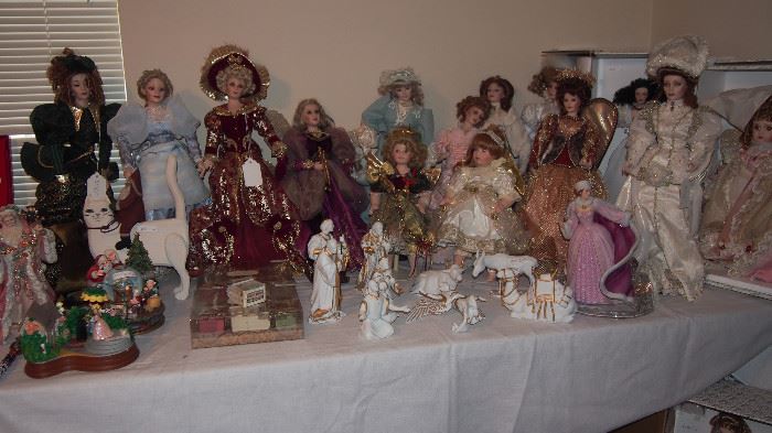 Franklin Mint FABULOUS Doll Collection many MIB